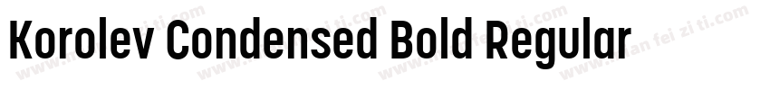 Korolev Condensed Bold Regular字体转换